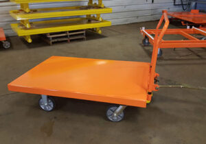 Flatbed Cart - 4 Wheel Static Trolley Cart